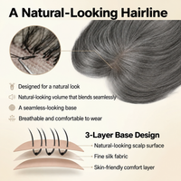 HaloStrand™ | Clip-In Human Hair Topper