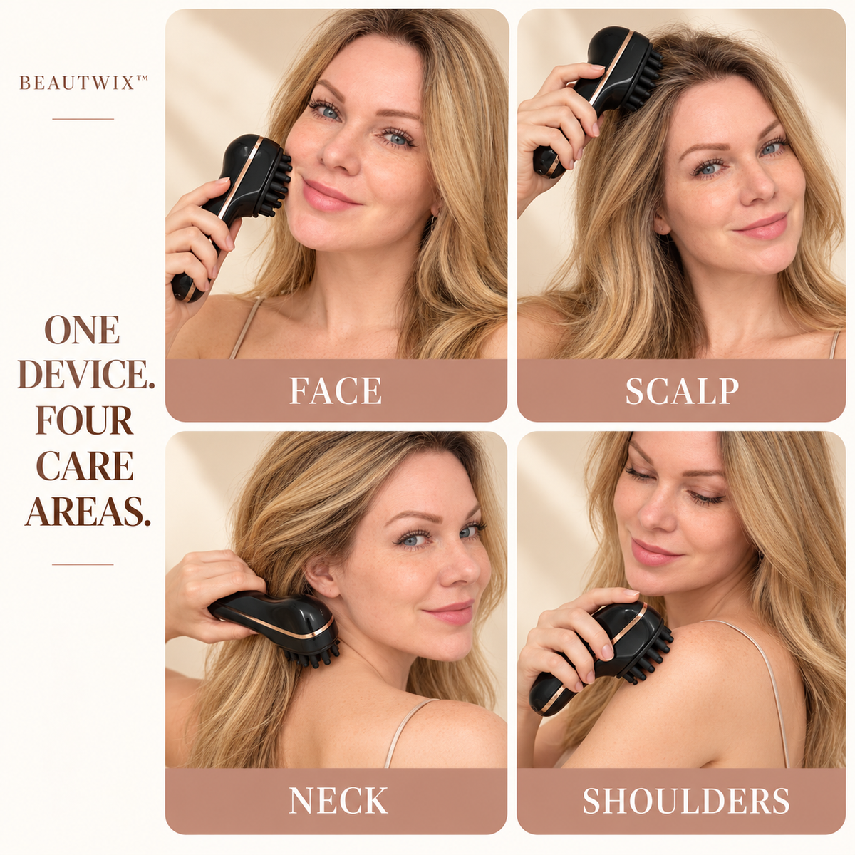 Beautwix™ | 5-Speed Scalp & Facial Massage Comb