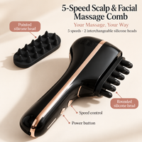 Beautwix™ | 5-Speed Scalp & Facial Massage Comb