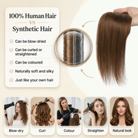 HaloStrand™ | Clip-In Human Hair Topper