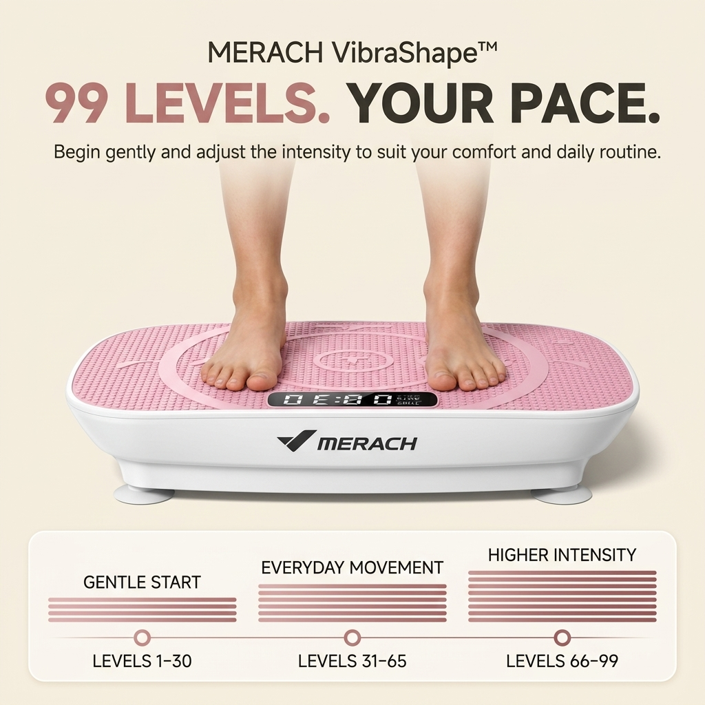 MERACH VibraShape™ | Full-Body Vibration Plate