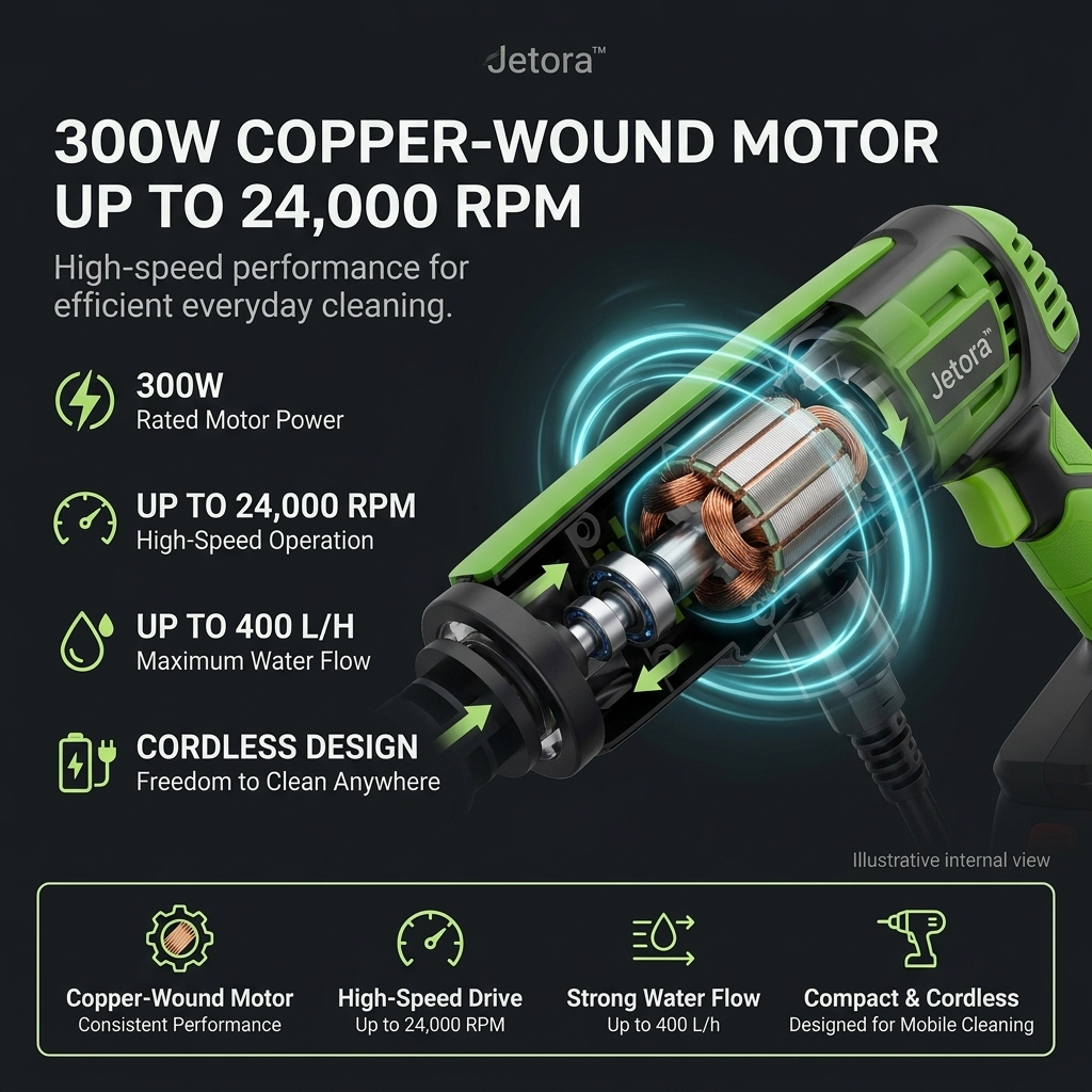 Jetora™ | Cordless Pressure Washer