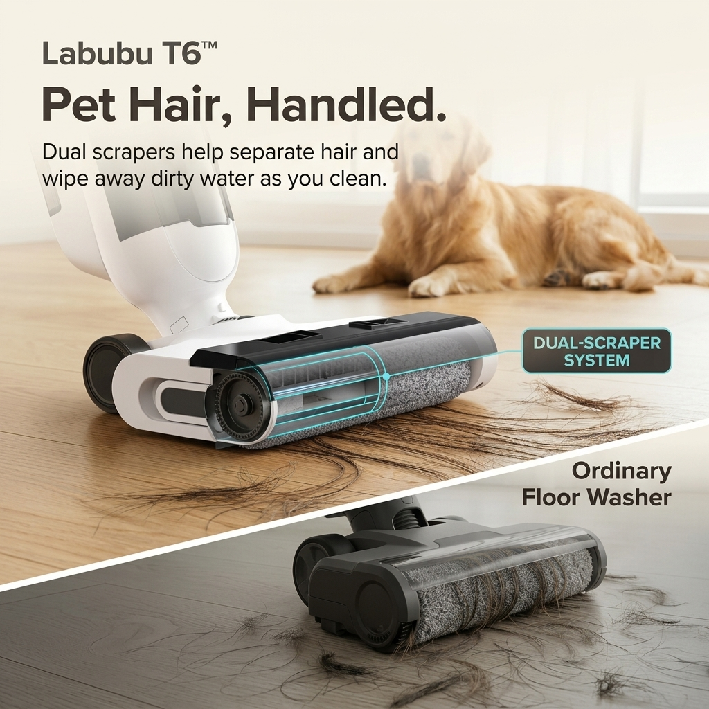Labubu T6™ | Cordless Wet & Dry Floor Washer