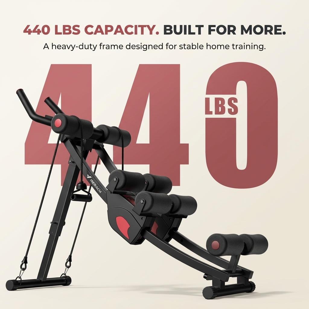 MERACH CoreGlide™ | Foldable Ab & Core Trainer