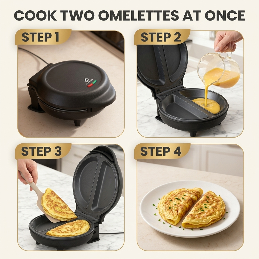 Superlex | Non-Stick Omelette Maker