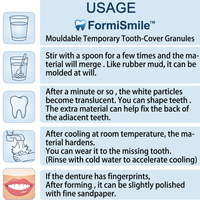FormiSmile | Mouldable Temporary Tooth-Cover Granules