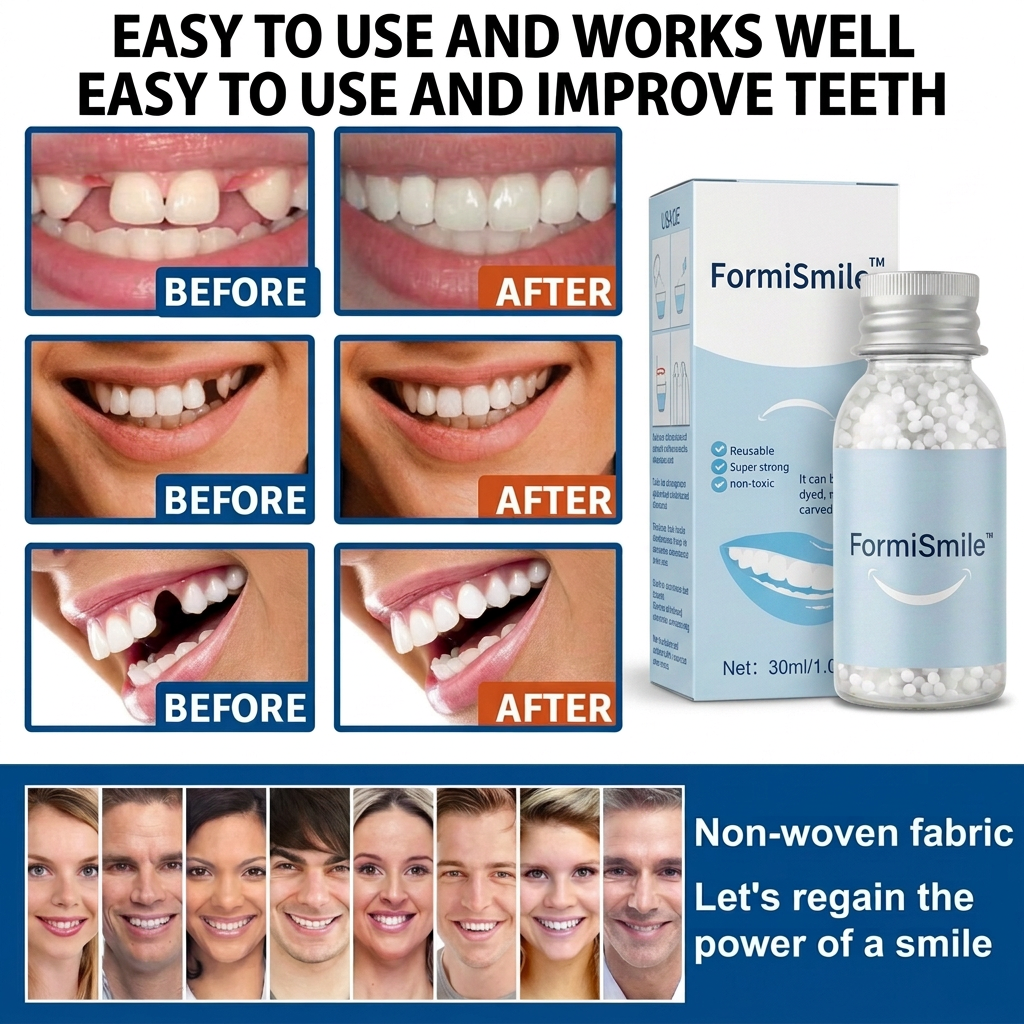 FormiSmile | Mouldable Temporary Tooth-Cover Granules
