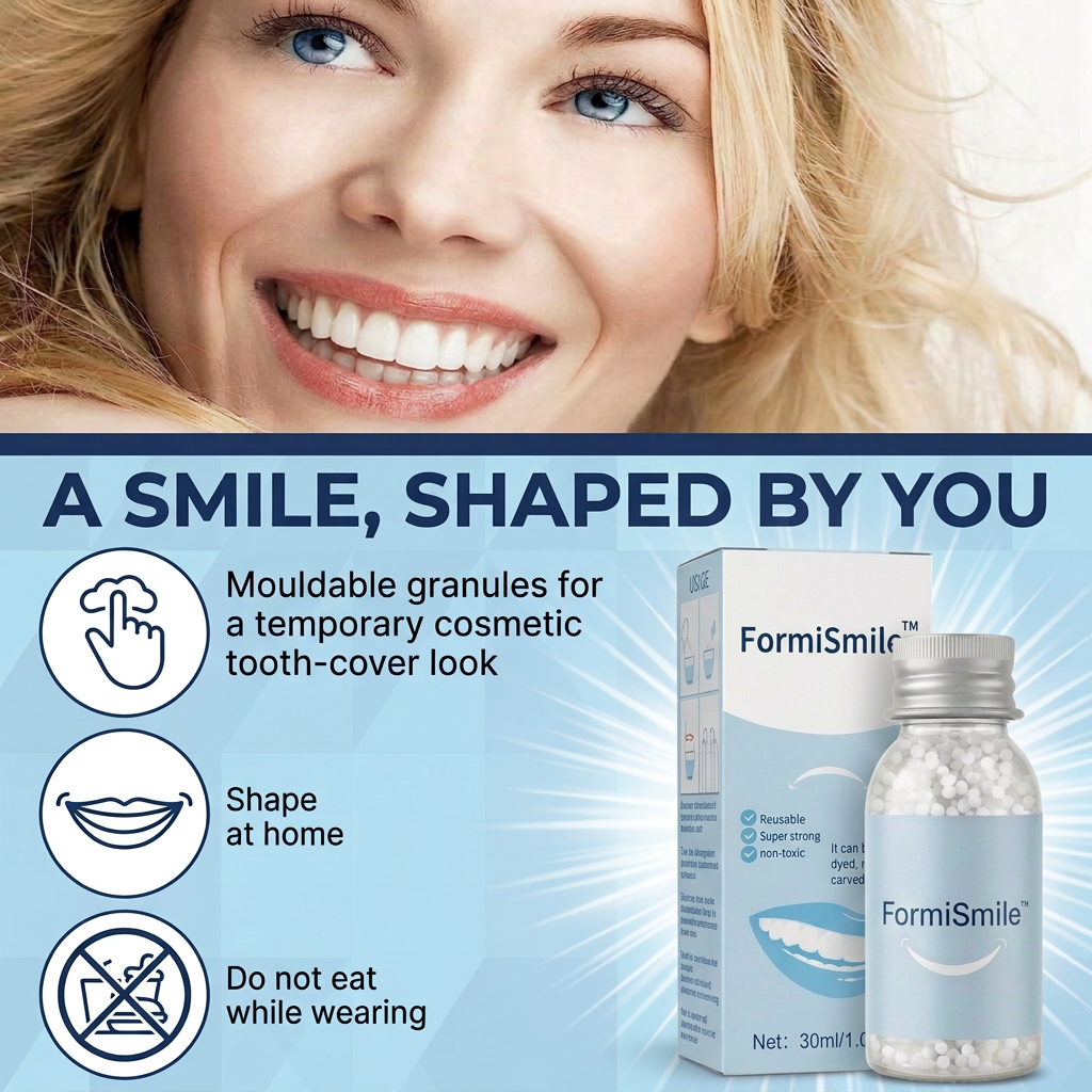 FormiSmile | Mouldable Temporary Tooth-Cover Granules